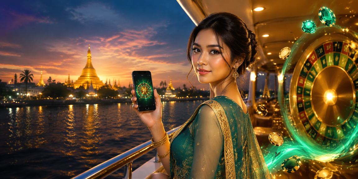 tj8989 Yangon River Roulette Jade Green